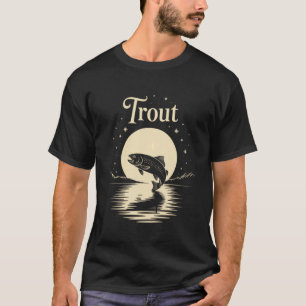 T-shirt Matériel de pêche à la mouche pour truites Truite