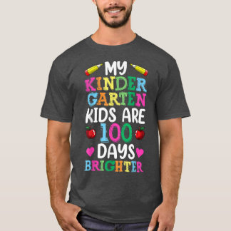 T-shirt maternelle 100e Jour De L'École Chemise De L'Ensei