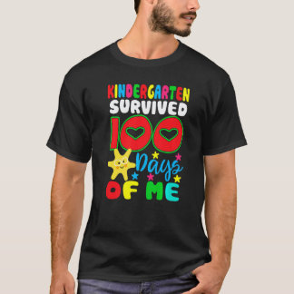T-shirt Maternelle a survécu 100 jours de moi pour enseign