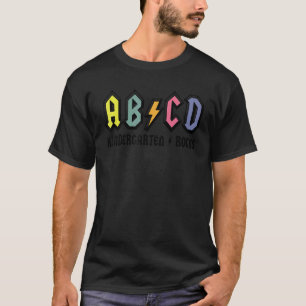 T-shirt Maternelle Abcd Déchire Rentrée Scolaire Maternell