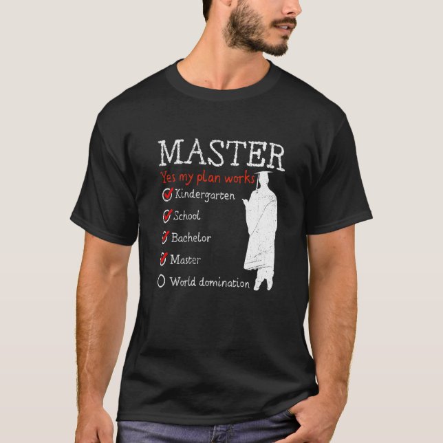 T-shirt Maternelle Domination Mondiale Master (Devant)