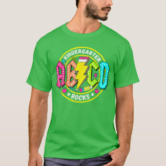T-shirt Maternelle Rocks ABCD Retour à l'école Drôle Rocke