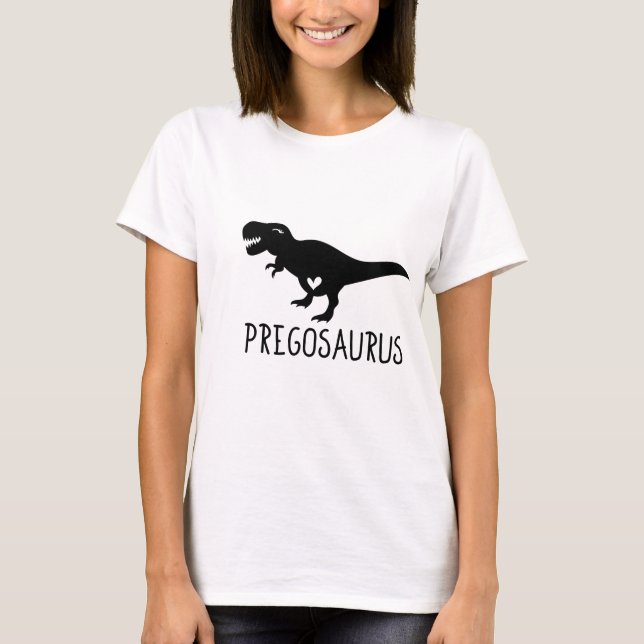 T-shirt Maternité Pregosaurus (Devant)