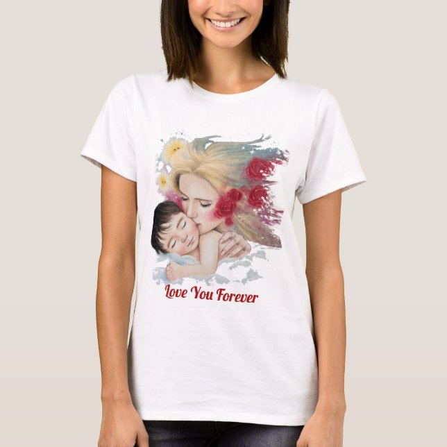 T-shirt Maternity : Love You Forever (Devant)