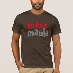 T-shirt mâtez la conception indienne d'amusement d'esprit