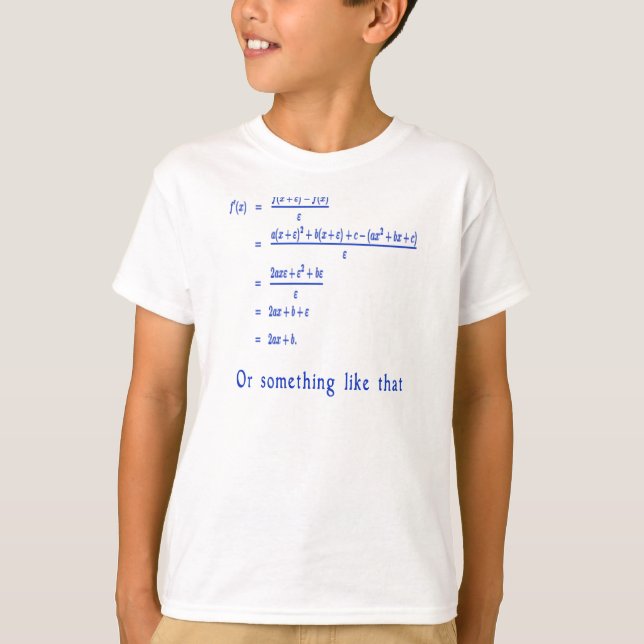 T-shirt Math (Devant)