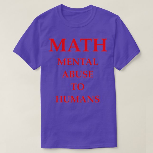 T-shirt Math 1 (Design devant)