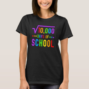 T-shirt Math 100 Jours De L'École Enseignant Math 100 Jour