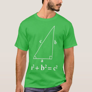 T-shirt Math a2 b2 c2