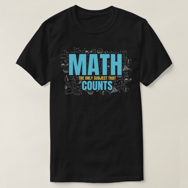 T-shirt Math Cadeau Lycée Collège Math Day (Design devant)