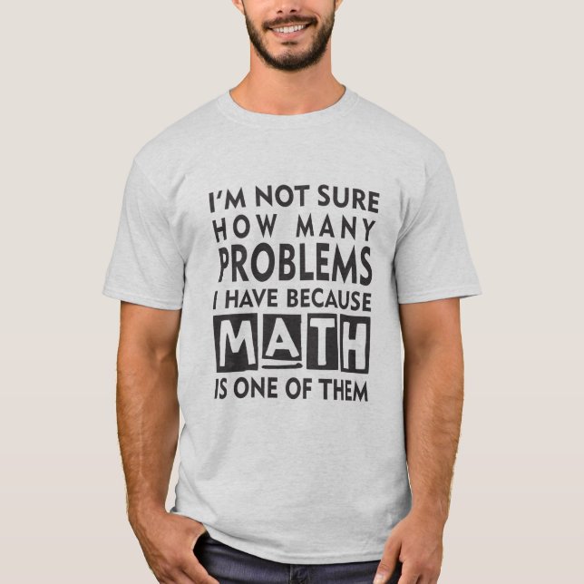 T-shirt Math Chemise Cadeau Mathématicien Mathématiques (Devant)