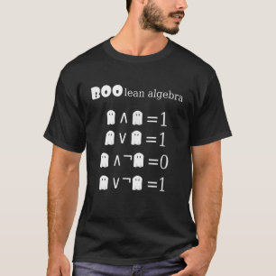 T-shirt Math d'Halloween algèbre booléenne