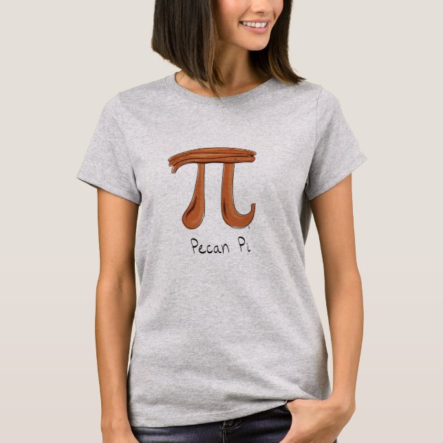 T-shirt Math drôle Pecan Pi Thanksgiving Automne (Devant)