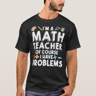 T-shirt Math Enseignant Art Hommes Femmes Statistiques Alg
