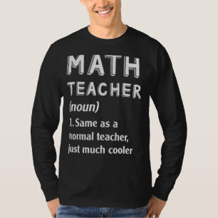 T-shirt Math Enseignant Définition École 1