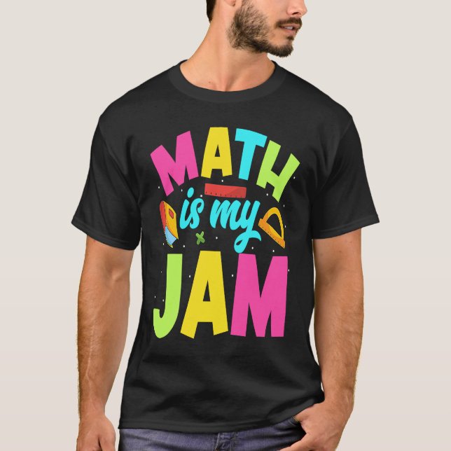 T-shirt Math Enseignant Math Ma confiture (Devant)