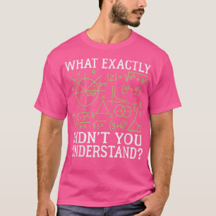 T-shirt Math Enseignant Sciences Physique Formule Mathémat