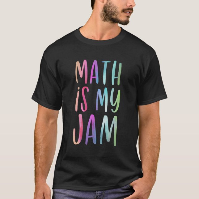 T-shirt Math Est Mon Jam Mathématicien Math Lover Math Ens (Devant)