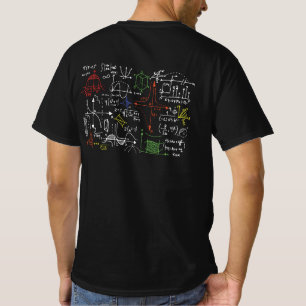 T-shirt Math Formes de l'enseignant Feuille de Cool Geek N