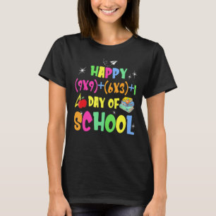 T-shirt Math Formula 100 Jours D'École Joyeux 100E Jour