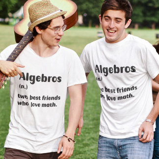 T-shirt Math Funny Meilleurs amis