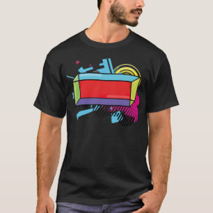T-shirt Math Geometry Geometric Cuboide Isometric 2d rider