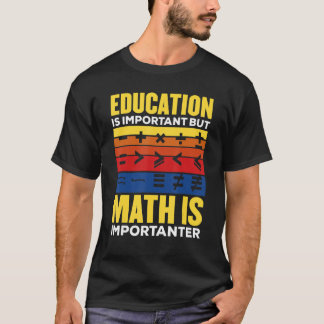 T-shirt Math Graphisme Pour Femmes Hommes Mathématiques Ma