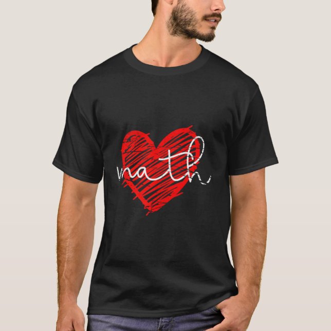 T-shirt Math He Math Enseignant Math He (Devant)