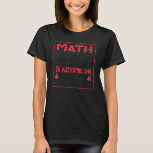 T-shirt Math Le Seul Endroit Où Les Gens Achètent 66 Water
