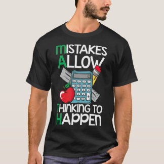 T-shirt Math Mathématiques Cadeau dessin animé penelope