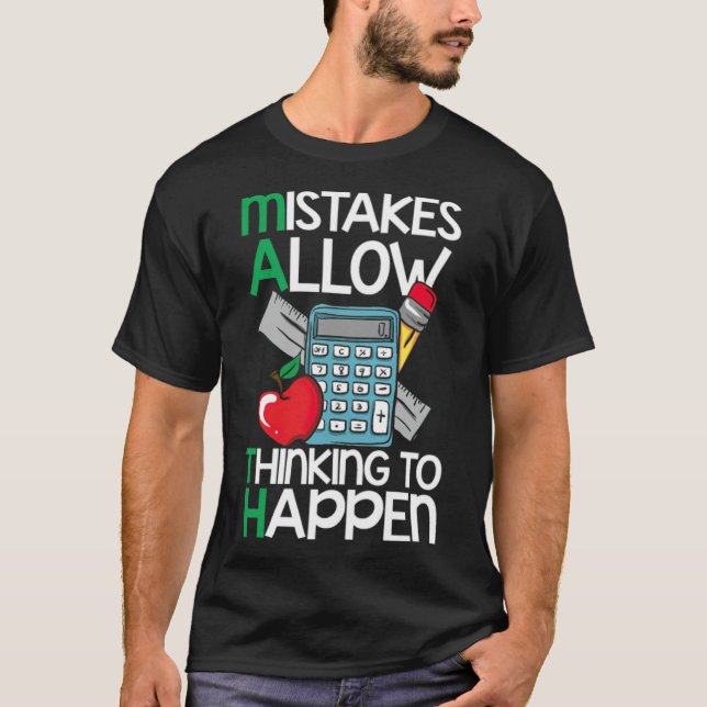 T-shirt Math Mathématiques Cadeau dessin animé penelope (Devant)