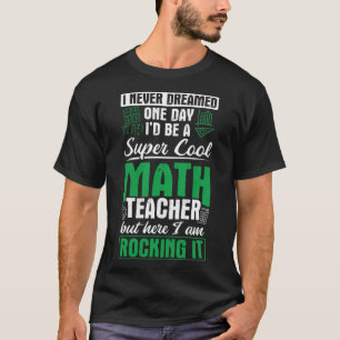 T-shirt Math Mathématiques Enseignant kiddinx série tv
