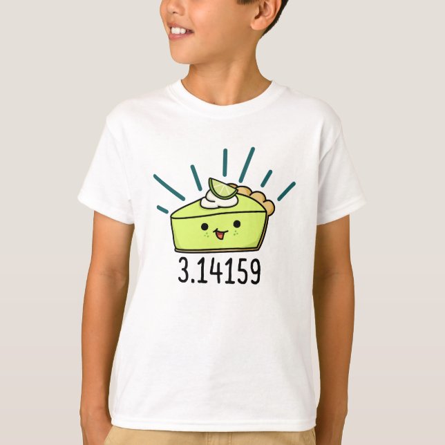 T-shirt Math Pi Nombre Funky Pie Pun (Devant)