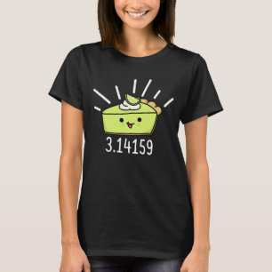 T-shirt Math Pi Nombre Funky Pie Pun Dark BG
