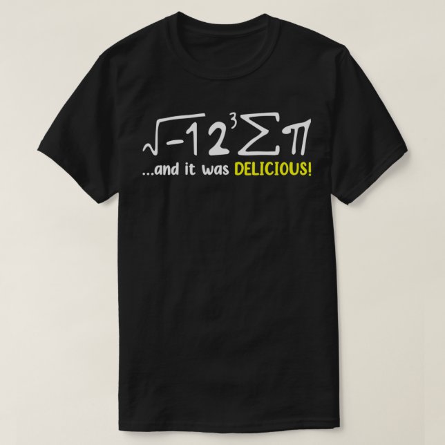 T-shirt Math Pi Symbole, Pi Jour Vêtements J'Ai Mangé Un P (Design devant)