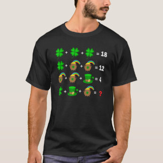 T-shirt Math Puzzle Clover et amis Math Enseignant de math