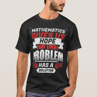 T-shirt Math Studium School Funny School Math Cheval cadea