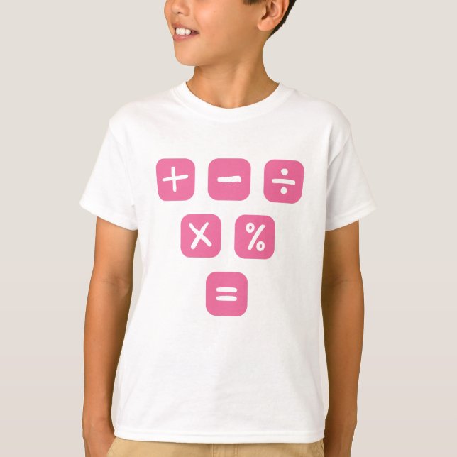 T-shirt Math Symbols mathematical Signs Maths (Devant)