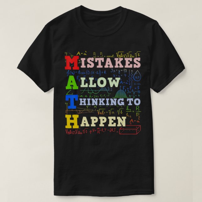 T-shirt Math Teacher Math Student Mathematics  (Design devant)