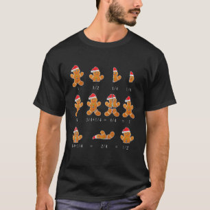 T-shirt Mathe de Noël équation enseignant Pain d'épingle a