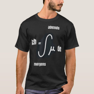T-shirt Mathe Formel Physik Intégral Mathematik dressage a