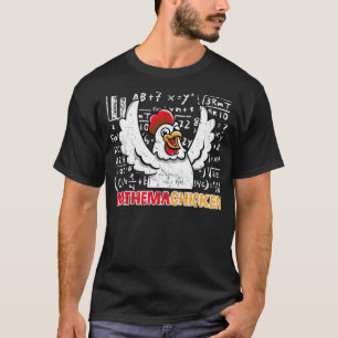 T-shirt Mathemachicken Funny Math Amoureux des séries TV a