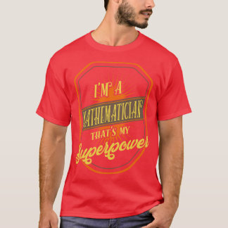 T-shirt Mathématicien