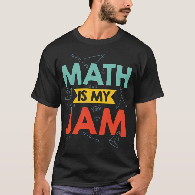 T-shirt Mathématiques Dit Math Enseignant Cadeau Idées cad (Devant)