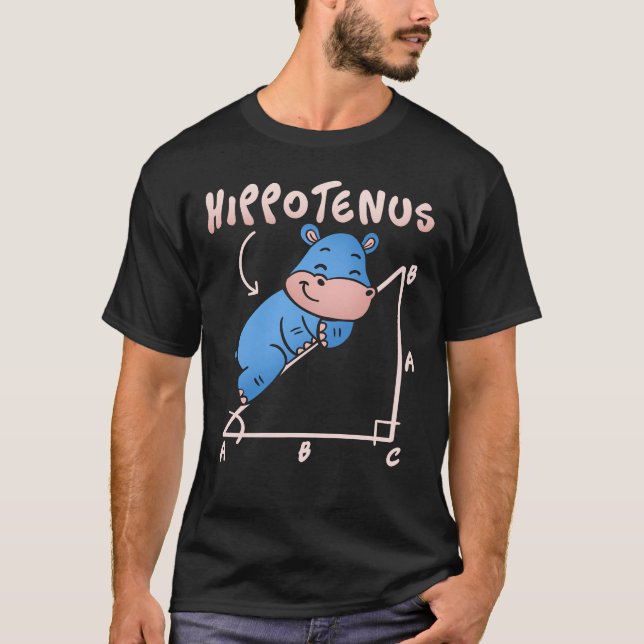 T-shirt Mathématiques Hippotenuse Math Set Pythagora_s G (Devant)