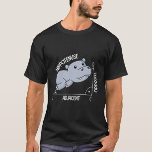 T-shirt Mathématiques hippotenuse mathématiques 1