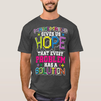 T-shirt Mathématiques Mathématiques Citations mathématique