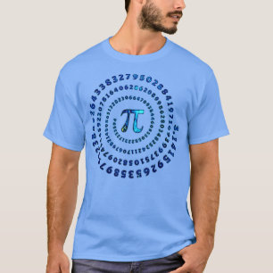 T-shirt Mathématiques spirales Cosmique Pi Jour Pi Univers