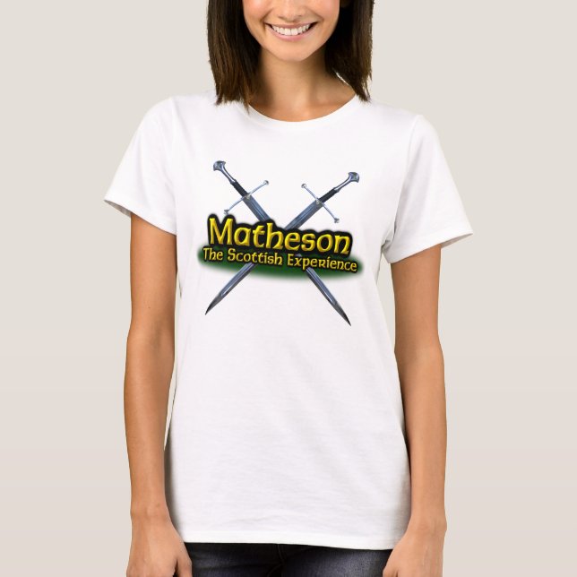 T-shirt Matheson The Scottish Experience Clan (Devant)