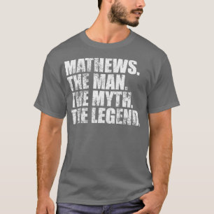 T-shirt MathewsMathews Nom de famille Mathews nom de famil
